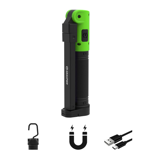 F7 Work Light ,850LM, LED Magnetic Light ，2600mAh Type-C , IP65 IK07 UV
