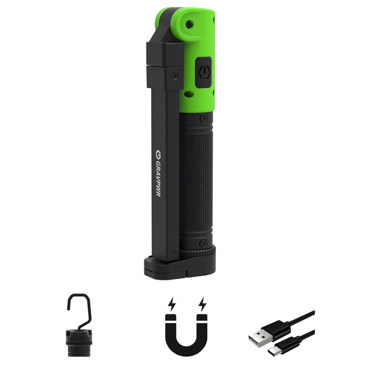 F8 Work Light ,1550LM, LED Magnetic Light ，5000mAh Type-C , IP65 IK07 UV